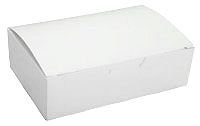 7 x 4 1/2 x 2 (1 1/2 lb.) WHITE Candy Box - 1 Piece (Qty 25)